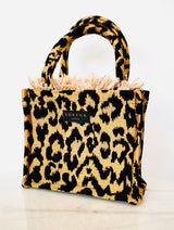 SORENA Leopard Print Mini Tote Bag