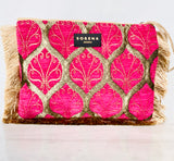 SORENA Pink and Gold Clutch