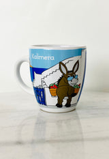 Kalimera Donkey Santorini Cappucino Mug