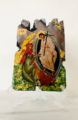 Handmade Resin Jesus Resurrection Icon