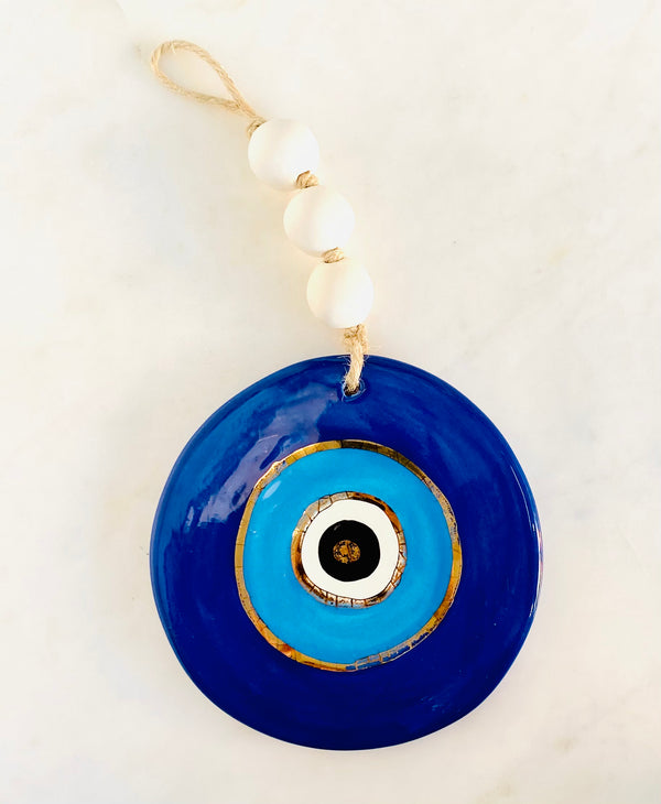 Handmade Ceramic Mati - Blue