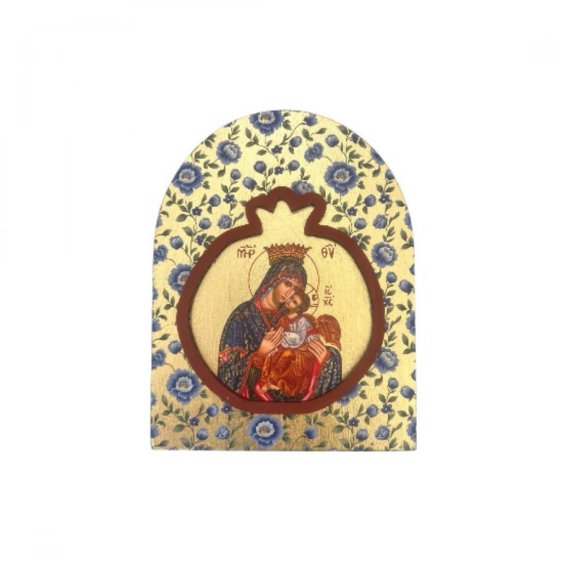 Panayia & Baby Pomegranate Icon
