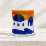 Curved Greek Glass Decor