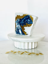 Spartan & Nike Marble Decor with Gold Accent