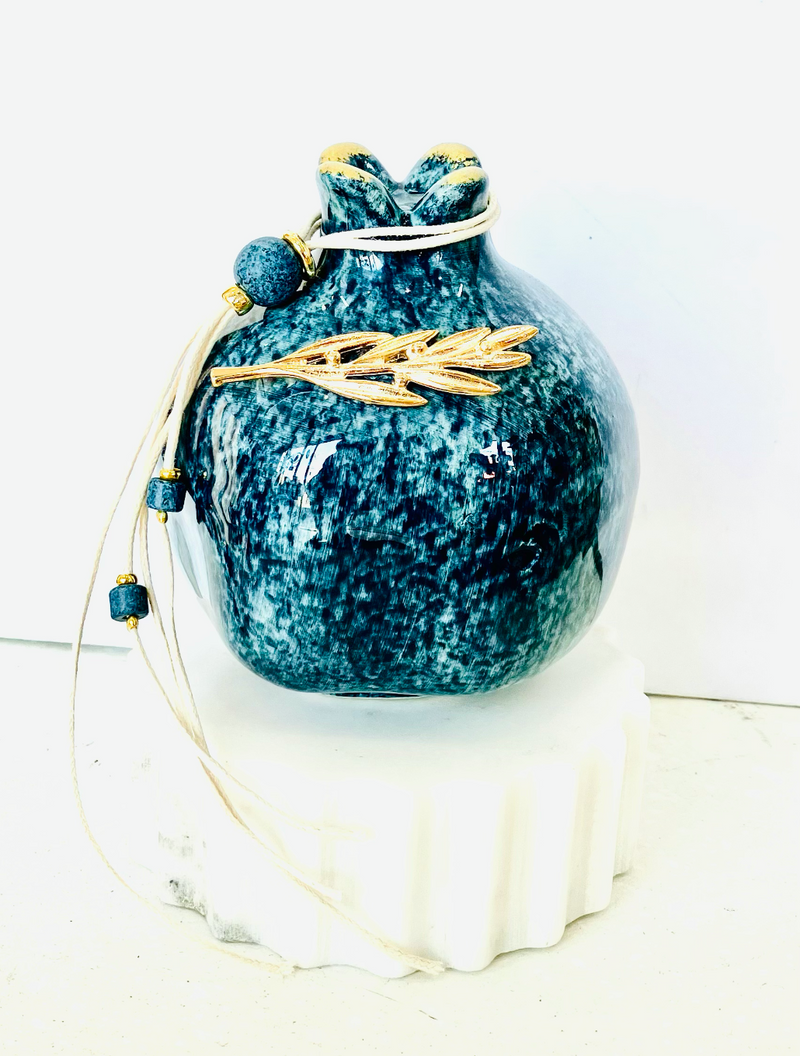 Handmade Pomegranate With Olive Leaf