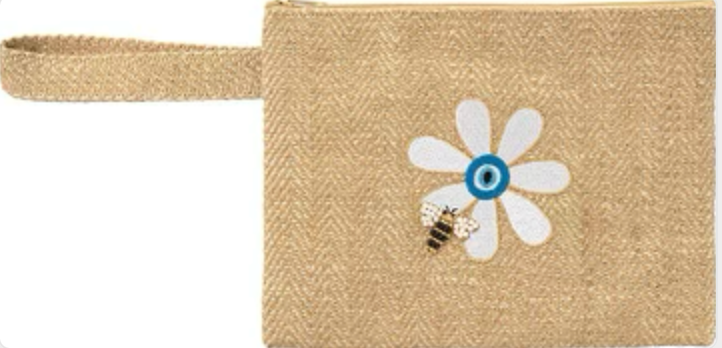Mati Daisy Ratten Clutch