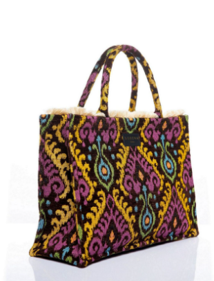 SORENA Multi-coloured Tote Bag - LARGE