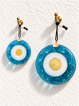 Aqua & Gold Mati Hanging Decor