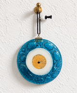Aqua & Gold Mati Hanging Decor