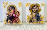 Panayia & Baby Jesus Mini Icon
