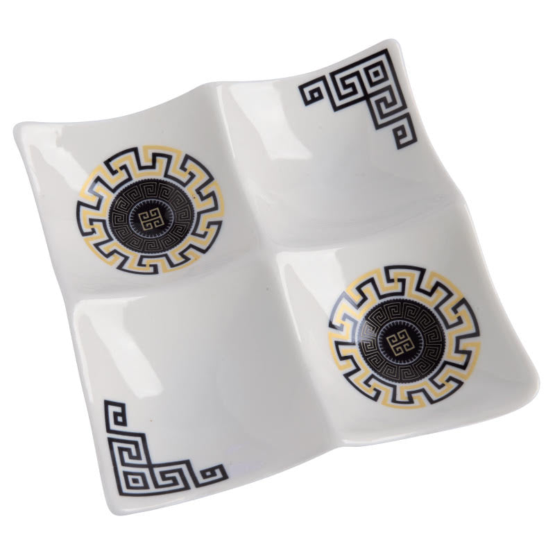 Greek Key Dip Bowl