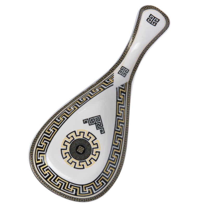 Greek Key Spoon Rest