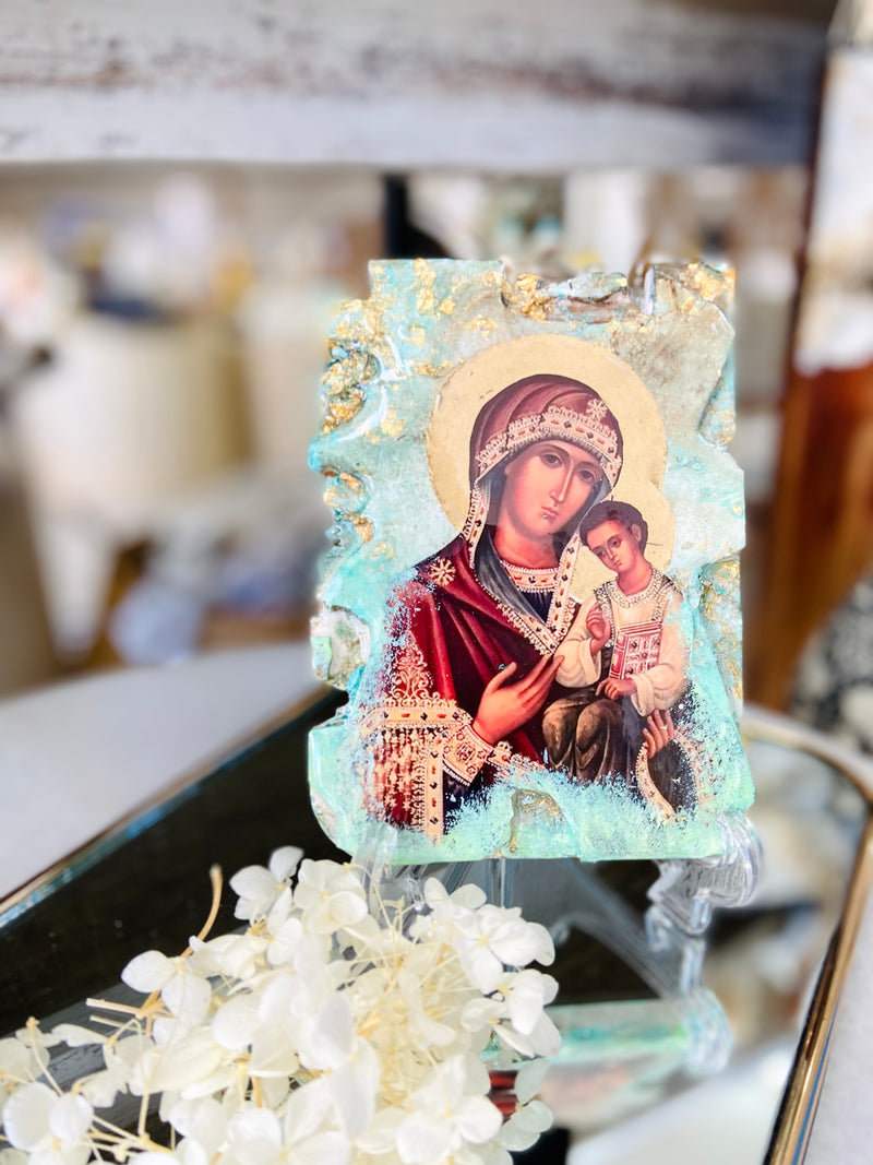 Panayia - Mother Mary & Baby Jesus Icon