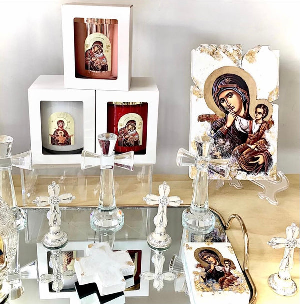 Handmade Mother Mary Icon