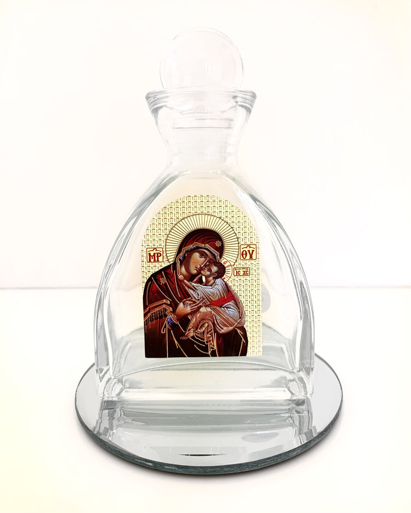Religious Glass Bottle