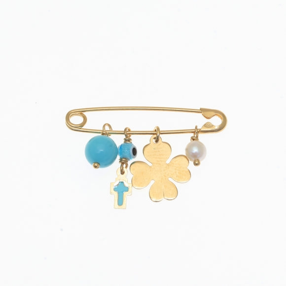 Baby Protection Pin - Blue