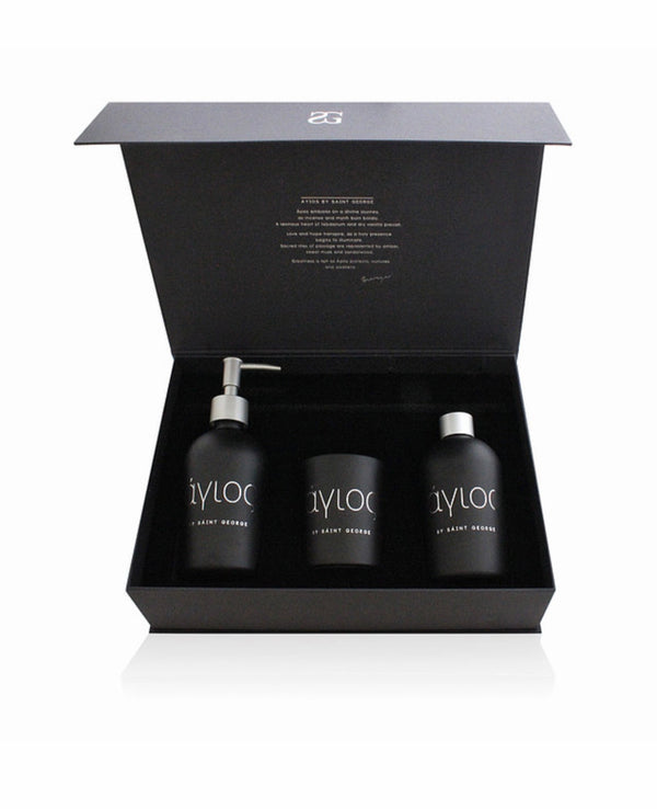 saint george ayios candle gift set αγιος candle diffuser giftset
