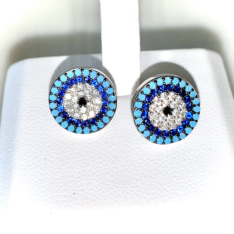 Turquoise Blue Mati Earrings