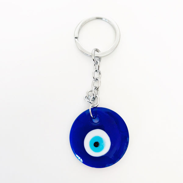 Evil Eye Glass Keyring